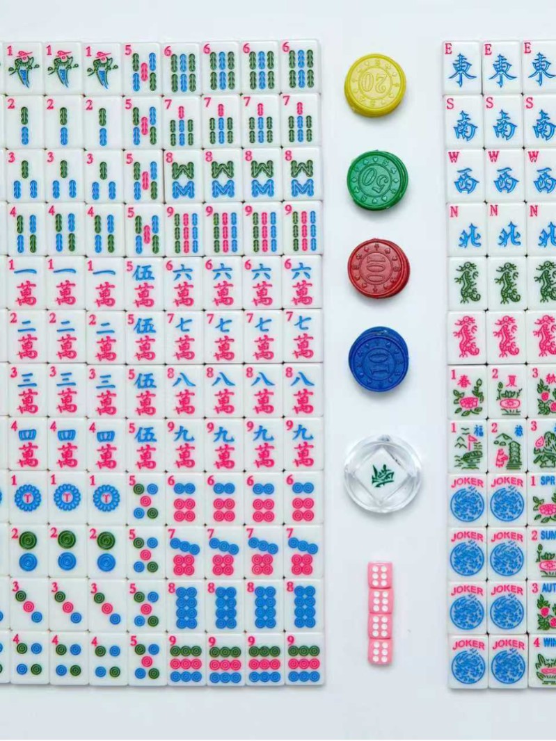American mahjong set detail